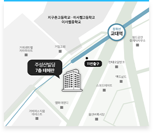 부산 지사 약도